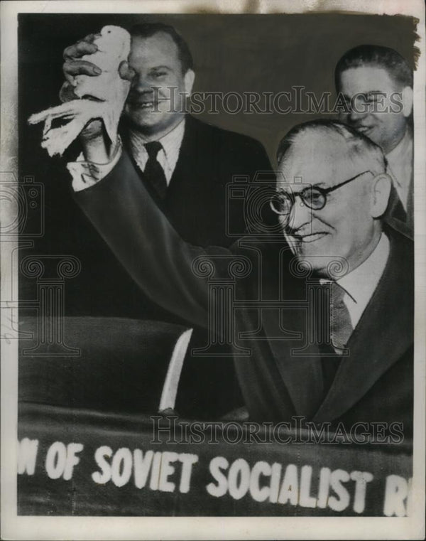 Andrei Y. Vishinsky at United Nations Assembly Meeting, Paris 1952 ...