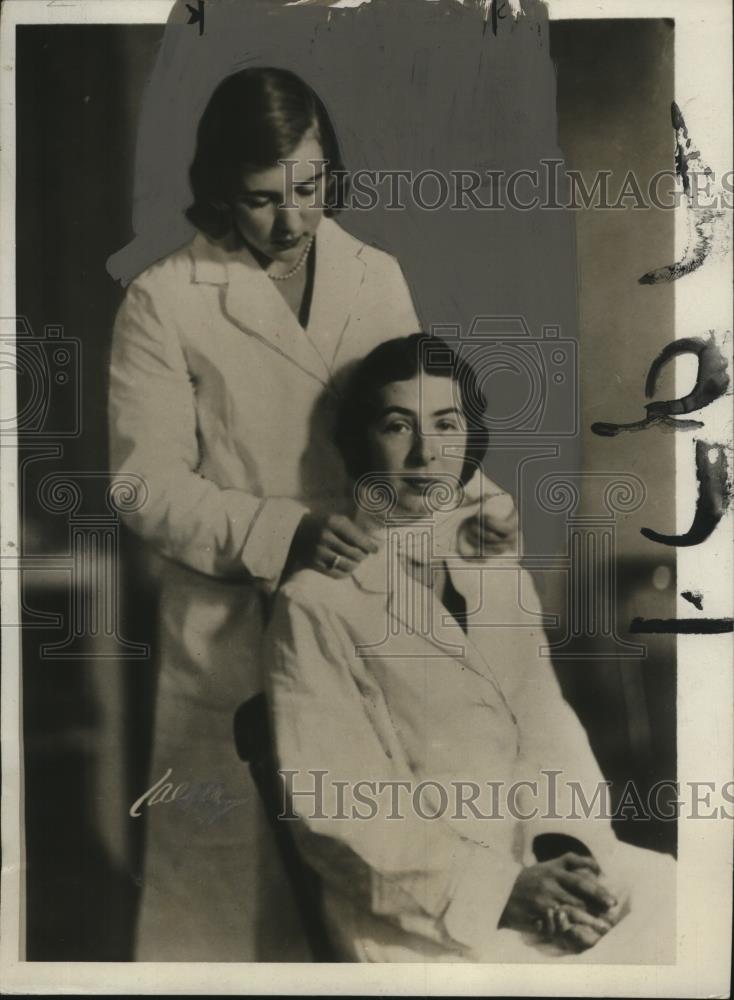 1930 Press Photo Princess Ingrid of Sweden Taking Red Cross Nursing Course - Historic Images