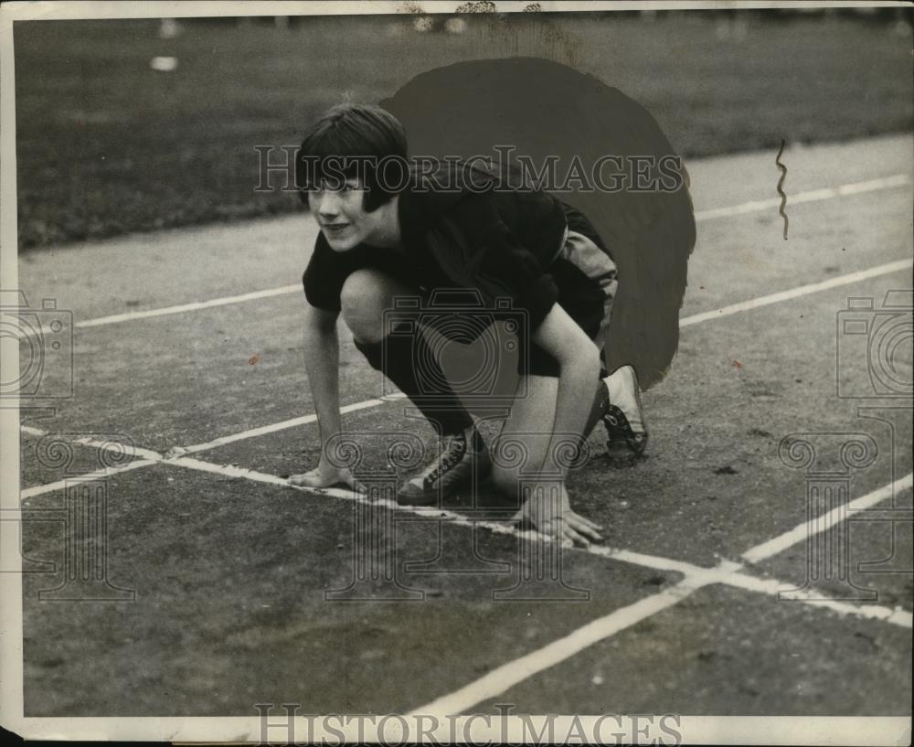 1926 Press Photo Marion Laiper Sprint Champion of Vasser College - neo04203 - Historic Images