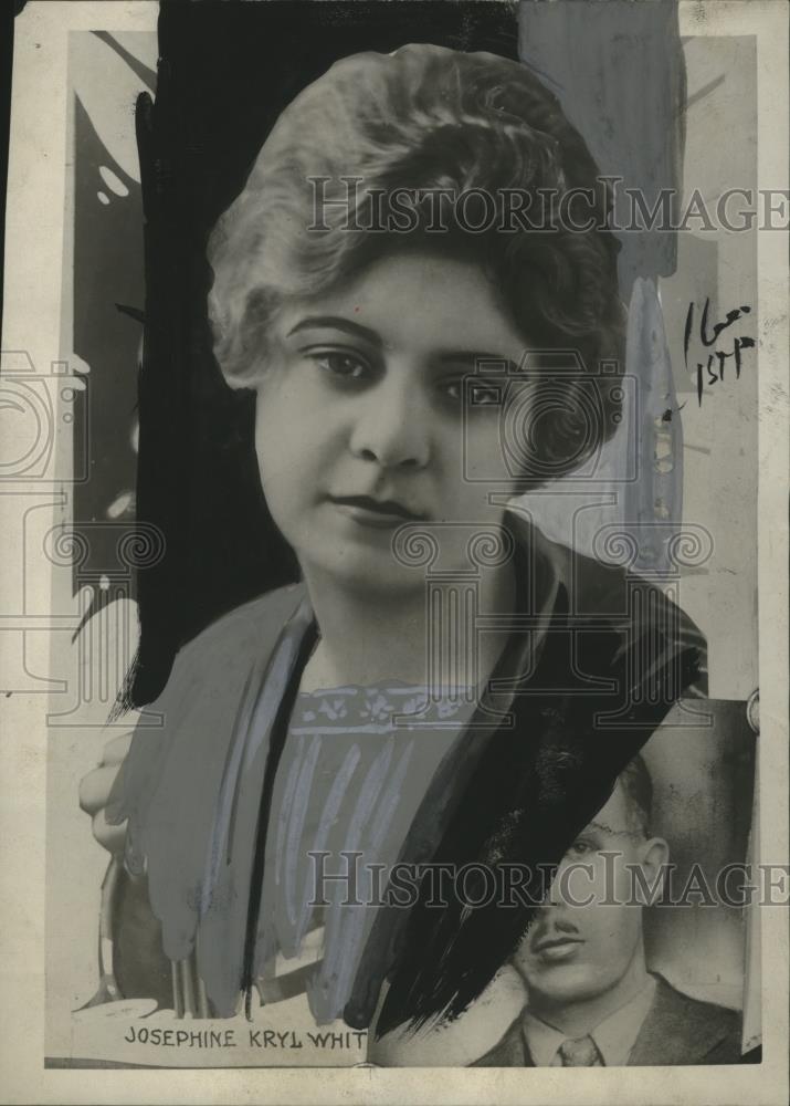 1922 Press Photo Josephine Taylor White &amp; Paul Taylor White - neo07286 - Historic Images