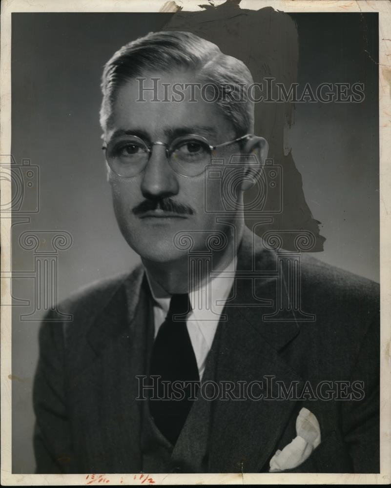 1945 Press Photo Charles Mooney of School Board - neo01766 - Historic Images