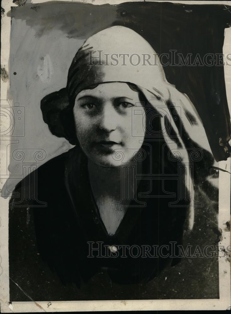 1925 Press Photo Priscilla Amidon, Committed Suicide in Pact with Sterling Mills - Historic Images