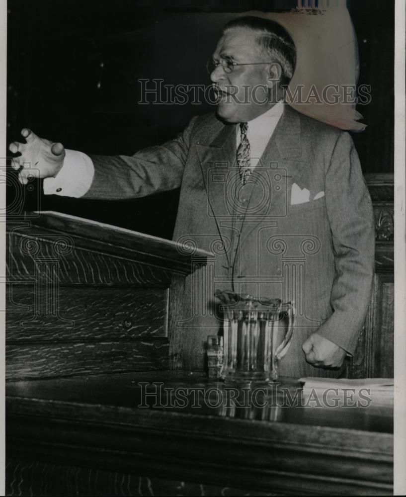 1938 Press Photo Julius P. Heil, Wisconsin Governor - neo02613 - Historic Images