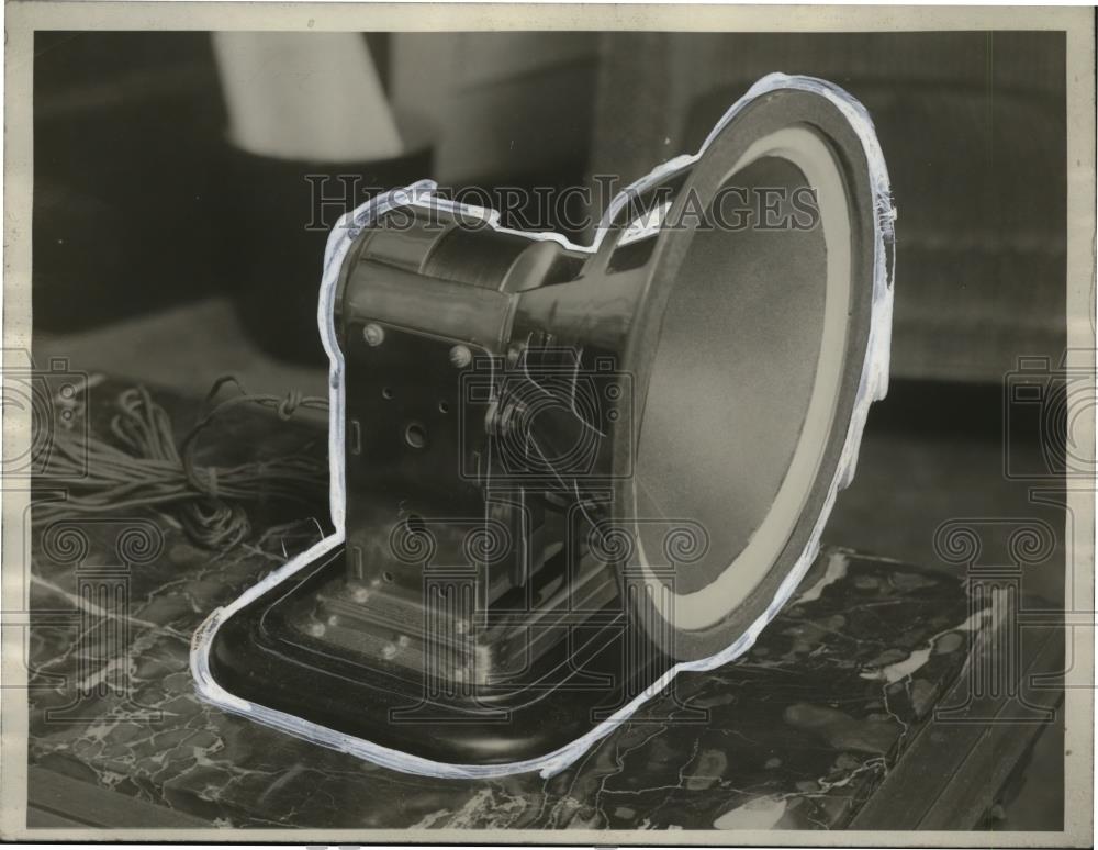 1928 Press Photo Jensen Dynamic Speaker - neo03164 - Historic Images