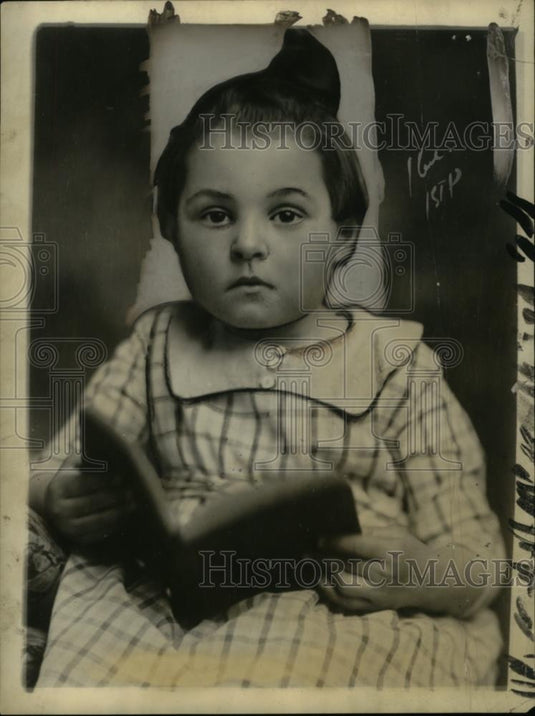 1922 Press Photo Girl Mabel Edith Greenlaw, Child Prodigy of Windham Hill, Maine - Historic Images