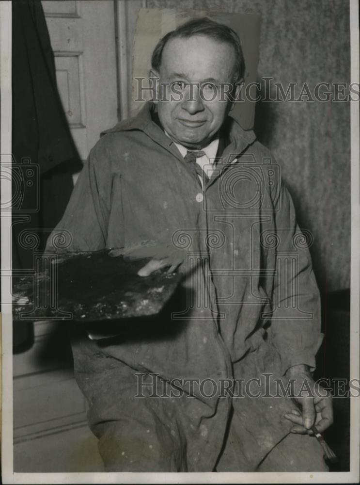 1935 Press Photo Fred Sauter, Memphis Man Missing 13 Years Found in Chicago - Historic Images