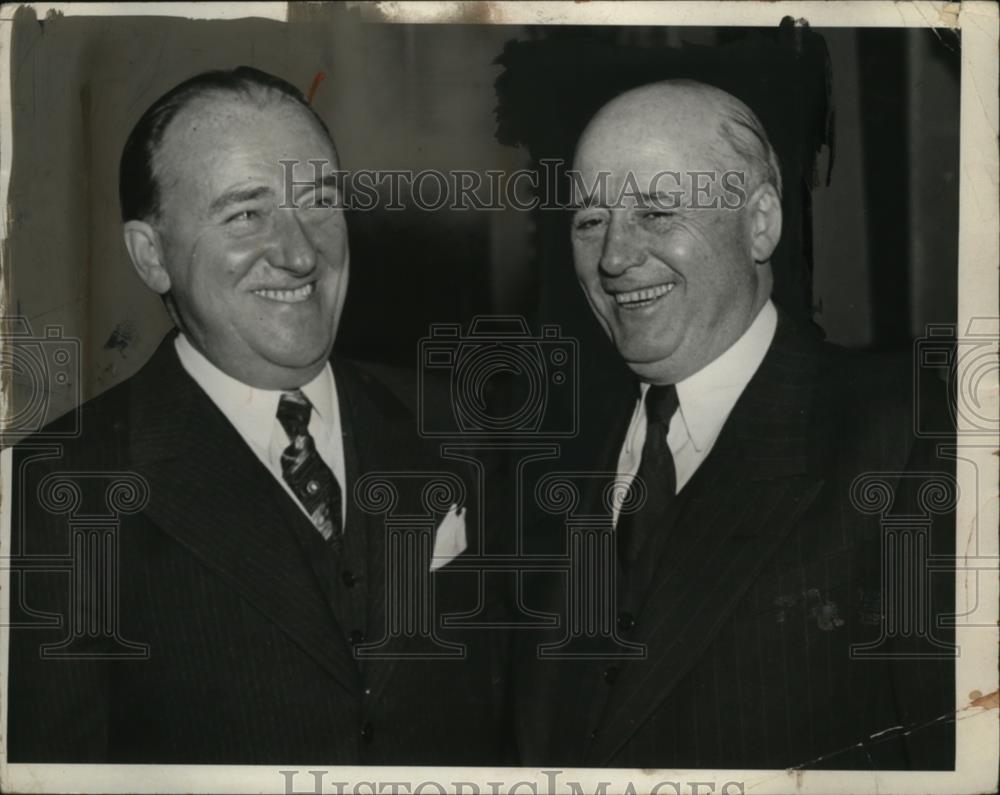 1927 Press Photo Rep. Sam Rayburn, Rep John J. O&#39;Connor Leader of the house - Historic Images