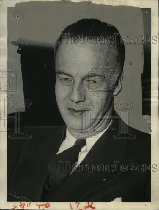 1937 Press Photo Howard Scott, Technocrat - neo05631 - Historic Images