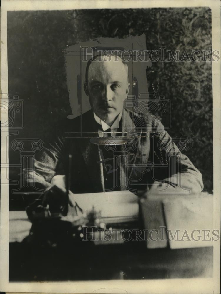 1925 Press Photo Risto Ryti Governor of the Bank of Finland  - neo06646 - Historic Images