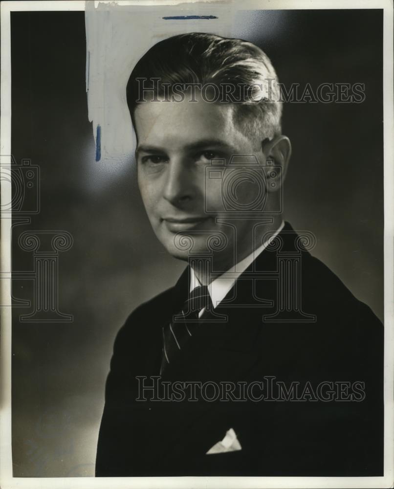 1941 Press Photo Dr. Charles A. Hofstetter, VP Kiwanis Club Cleveland, Ohio - Historic Images