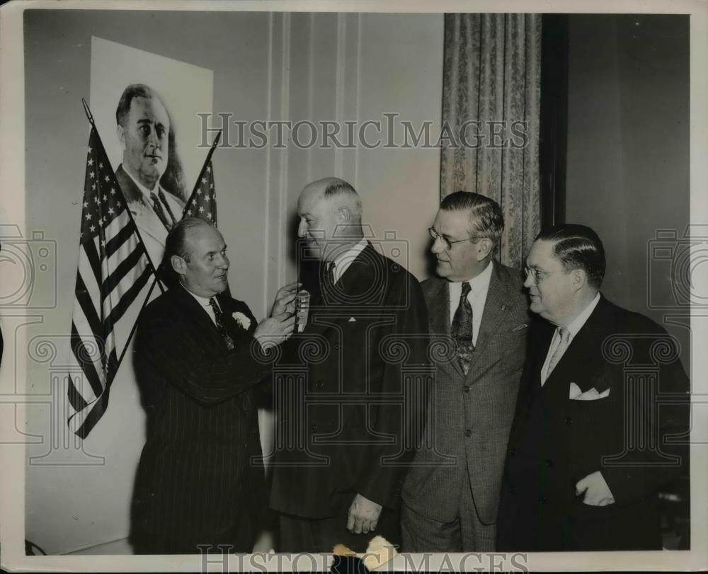 1936 Press Photo Democratic Chiefs In Philadelphia - nep03964 - Historic Images