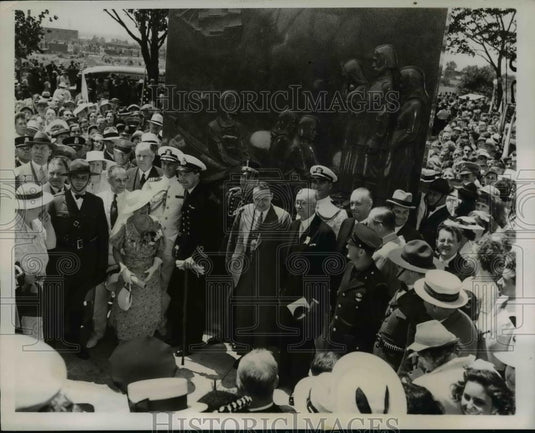 1938 Press Photo View During The Dedication Of Johan Printz Park - nep04282 - Historic Images
