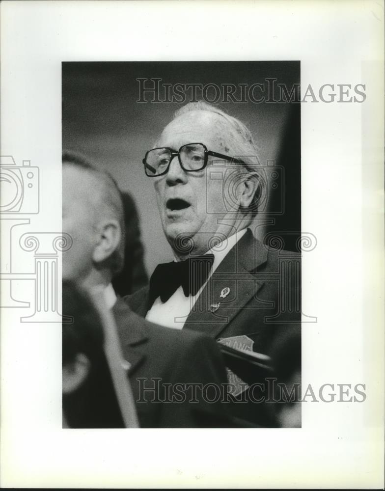 1989 Press Photo Otto Juds of Arion Singers of the German-American Society - Historic Images