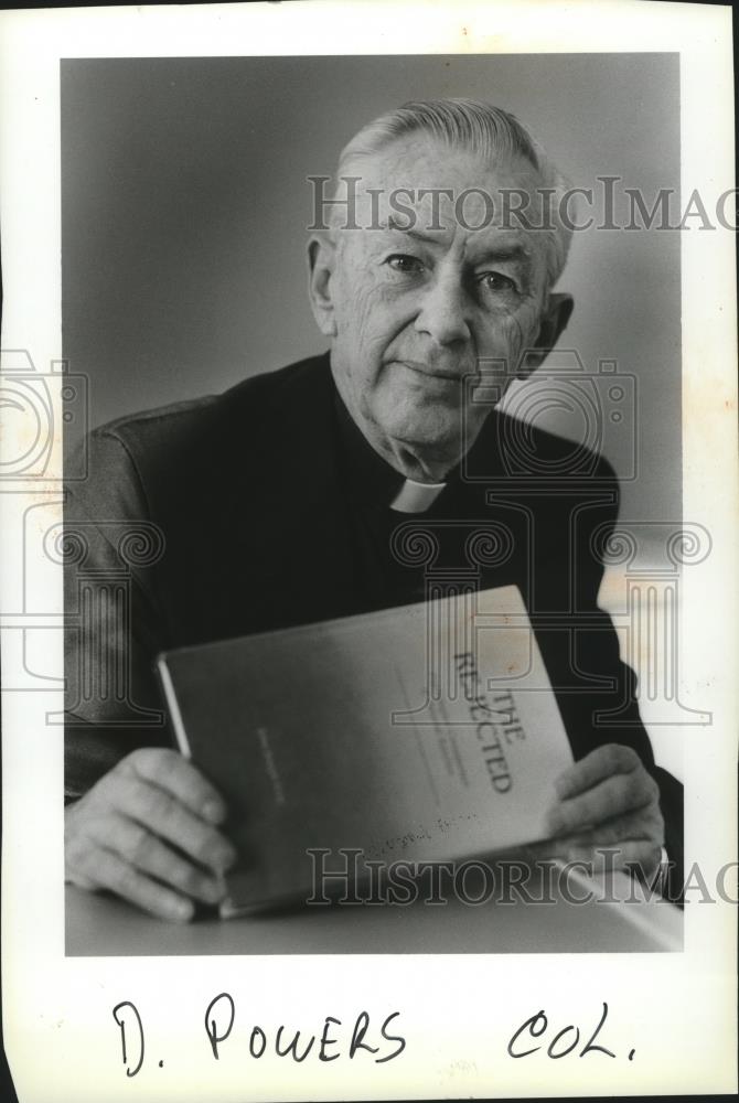 1984 Press Photo Rev John J Evoy, Gonzaga University-Faculty  - spa46923 - Historic Images