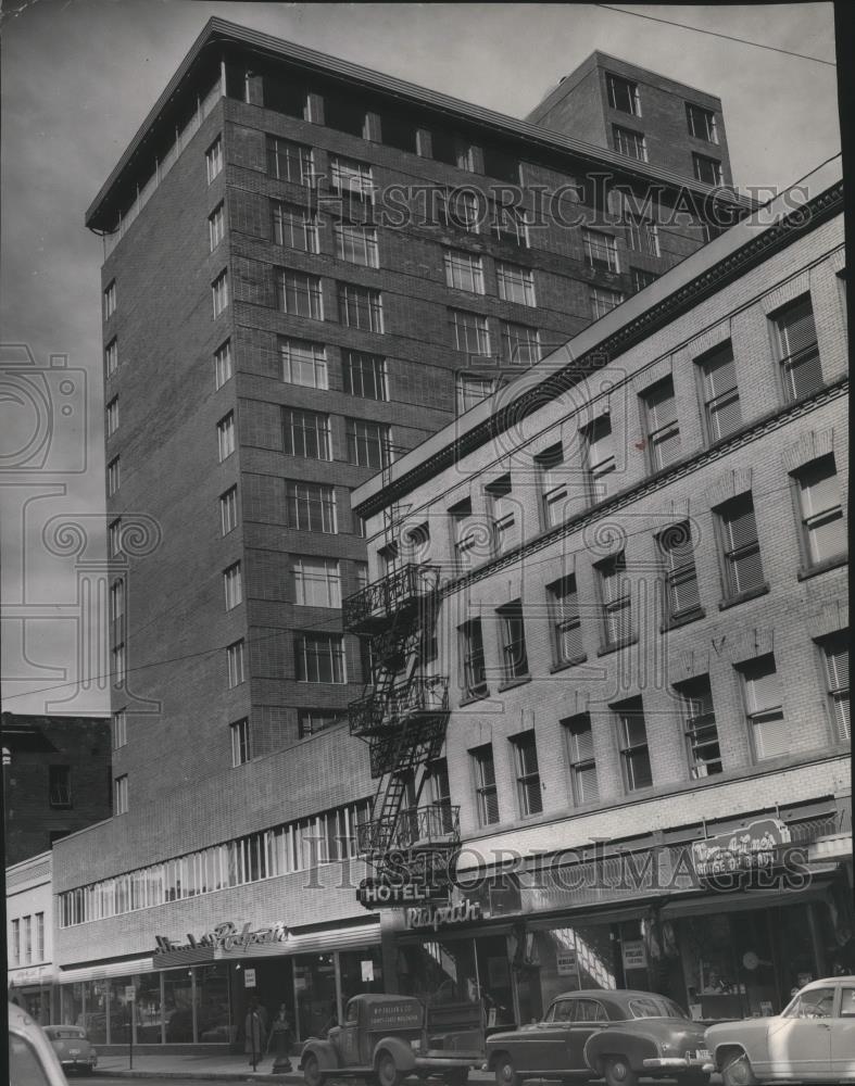 Press Photo Ridpath Hotel exterior view - spa50265 - Historic Images