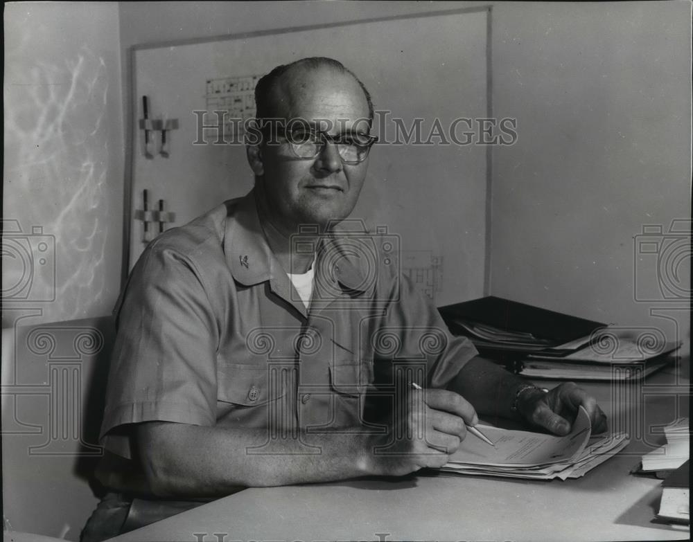 Press Photo Paul King, new head of Fairchild Air Force Base Hospital services - Historic Images