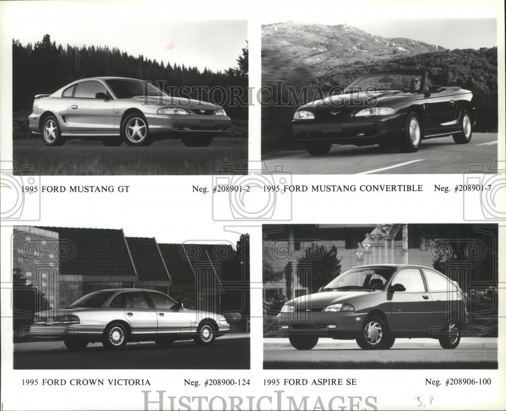 1994 Press Photo The new Ford cars model soon to be released early in 1995 - Historic Images
