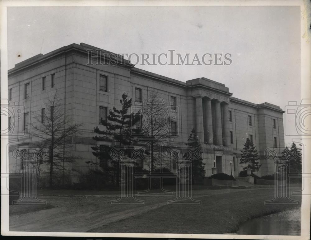 1938 Press Photo New York Cypress Hills Abbey Crypt of Philip Musica Is NYC - Historic Images