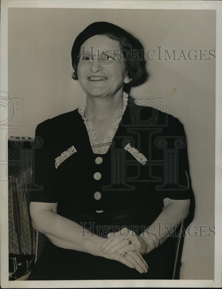 1939 Press Photo New York Mrs.Willie Coleman, Chattanoogan flew to Europe NYC - Historic Images