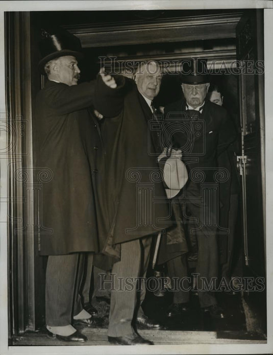 1935 Press Photo New York funeral of publisher Adolph Ochs in NYC - neny10440 - Historic Images