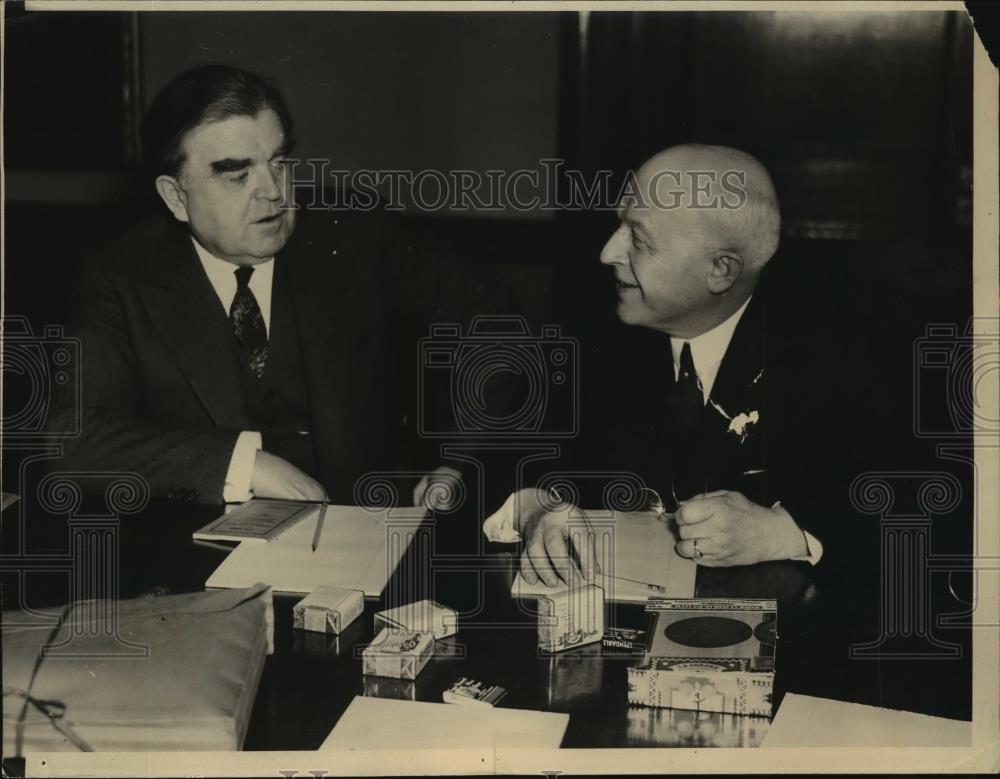 1936 Press Photo New York Mine Wage Parleys open here today NYC - neny11366 - Historic Images