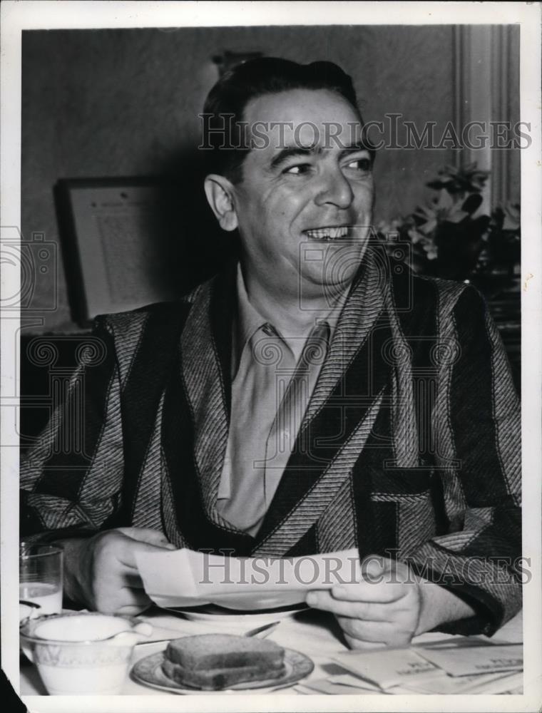 1941 Press Photo New York William O Dwyer Loses Mayoral Race to Laguardia NYC - Historic Images