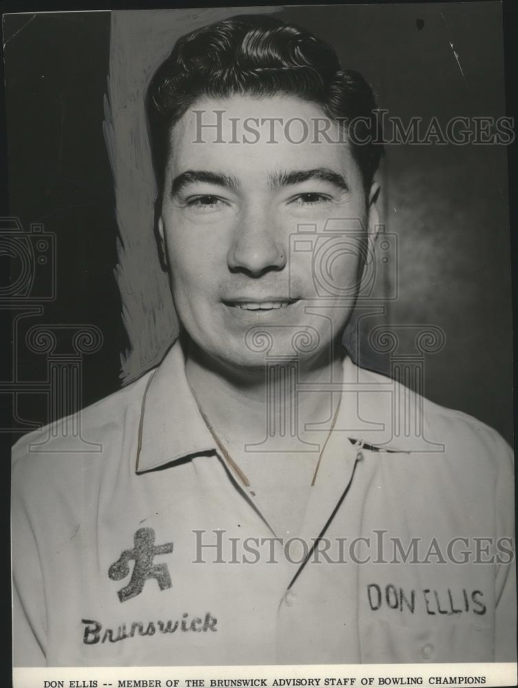 1959 Press Photo Don Ellis-Bowling Competitor at Spokane Interstate Fair - Historic Images