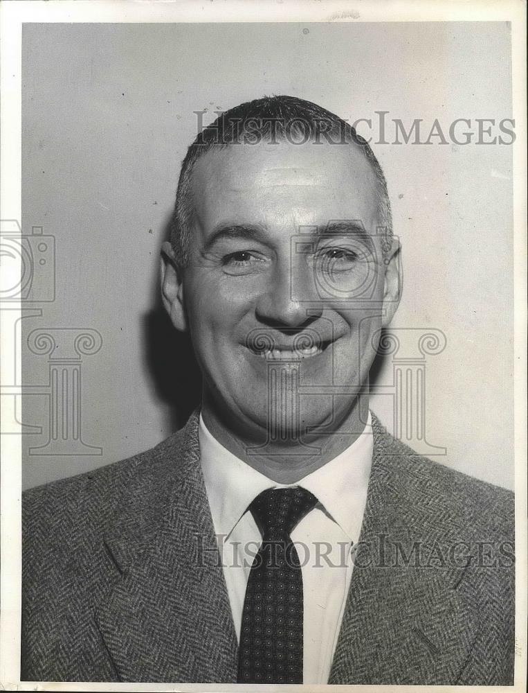 1981 Press Photo Dobbie Lambert-Montana State College Basketball Coach Smiles - Historic Images