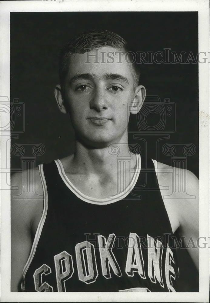 1967 Press Photo Bob Harris-Spokane Community College Basketball Player - Historic Images