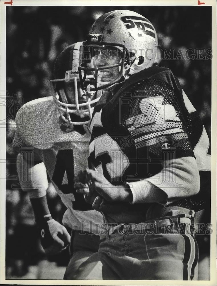 1983 Press Photo Shadle Park football player, Tom Yearout - sps03661 - Historic Images