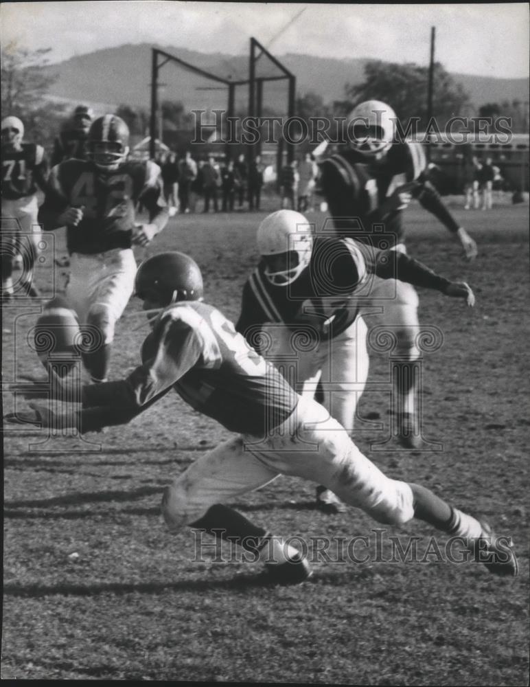 1963 Press Photo Shadle Park-North Central high school football action - Historic Images