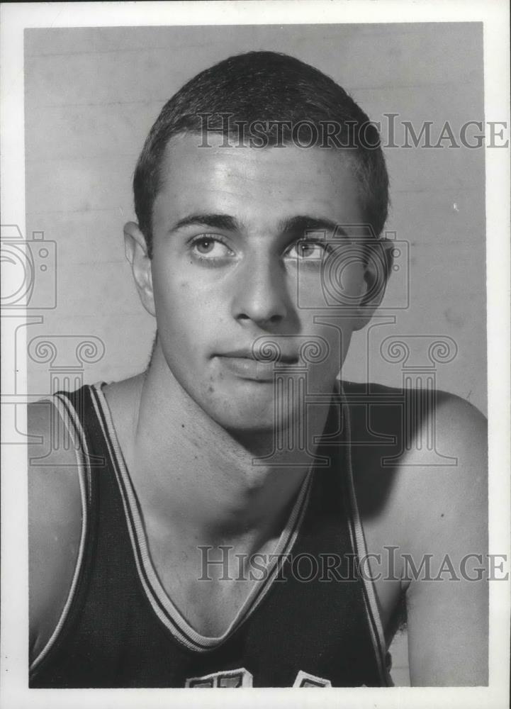 1970 Press Photo University of Washington basketball player Mark Bantz - Historic Images