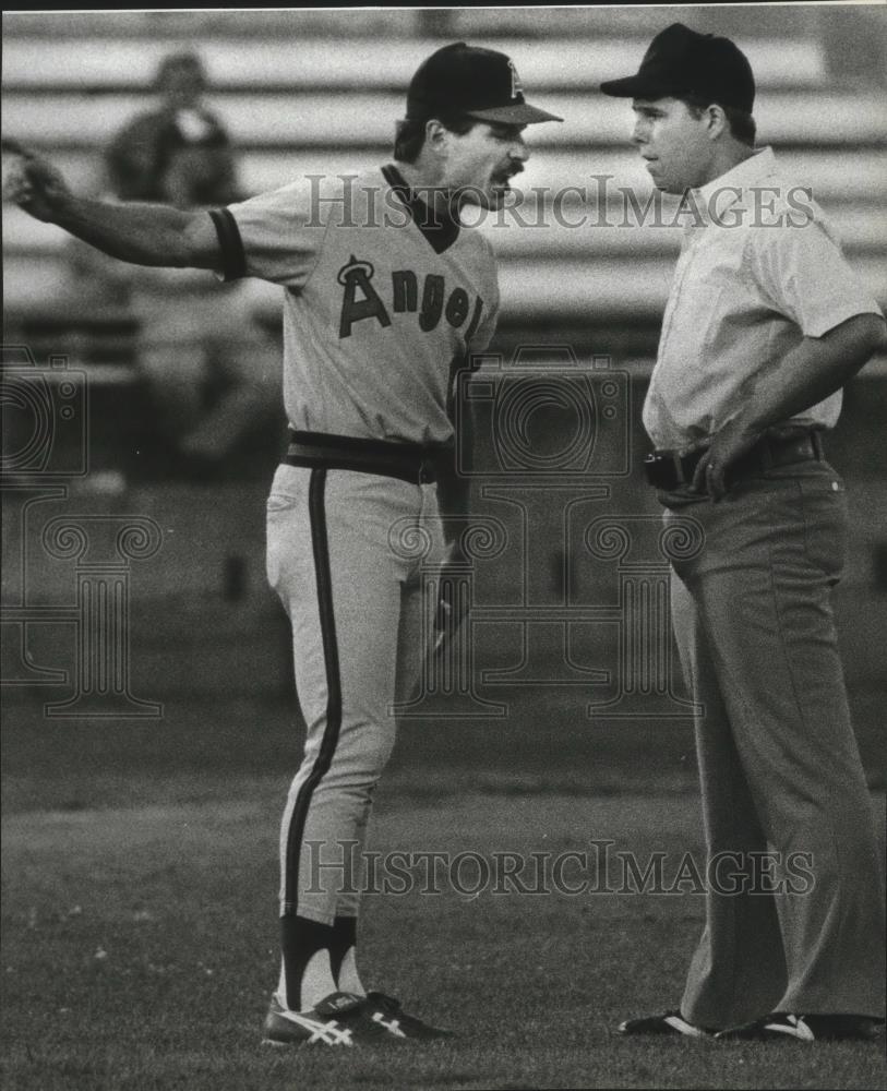 1985 Press Photo Salem baseball manager, Bruce Hines - sps03778 - Historic Images