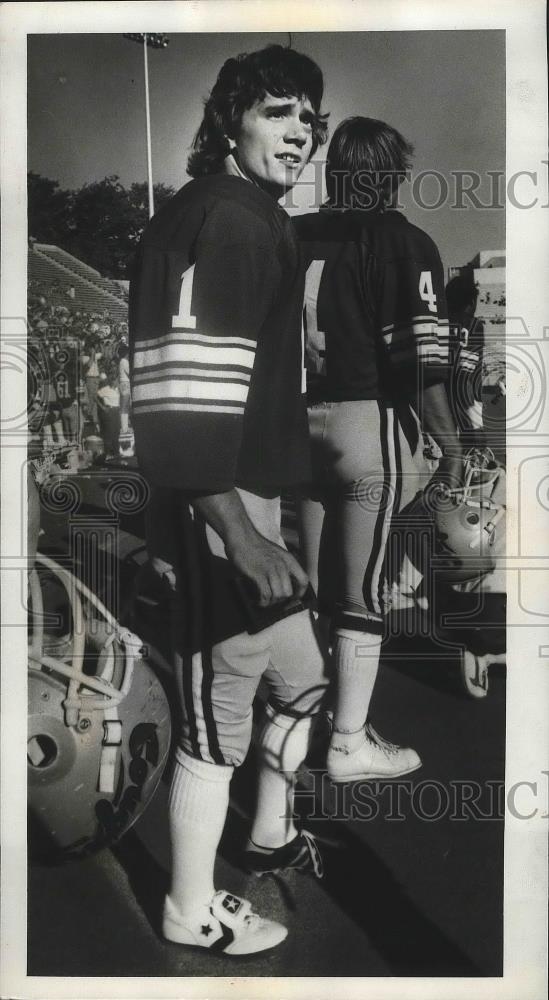 1980 Press Photo WSU Football player Mike De Santo - sps03815 - Historic Images