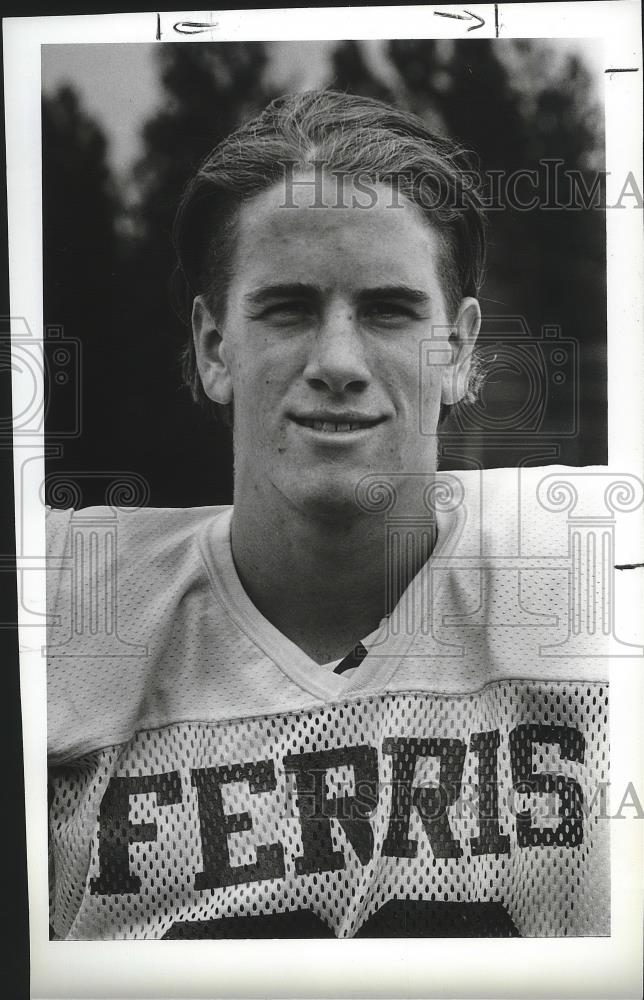 1993 Press Photo Ferris football player, Randy Jones - sps03838 - Historic Images