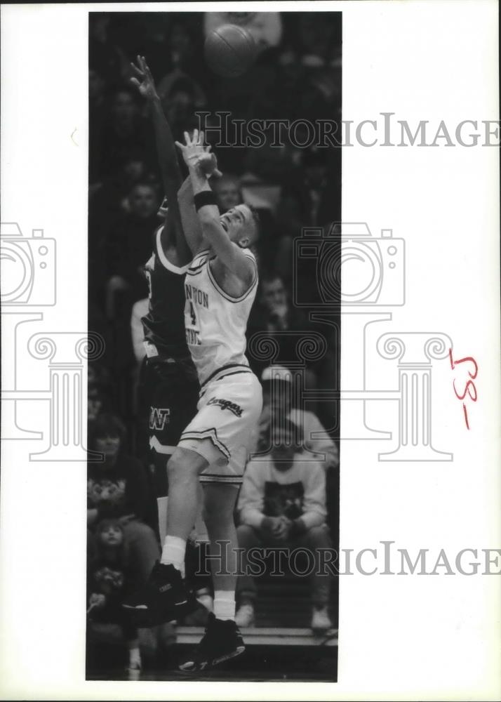 1993 Press Photo WSU freshman basketball player Mark Hendrickson - sps03844 - Historic Images