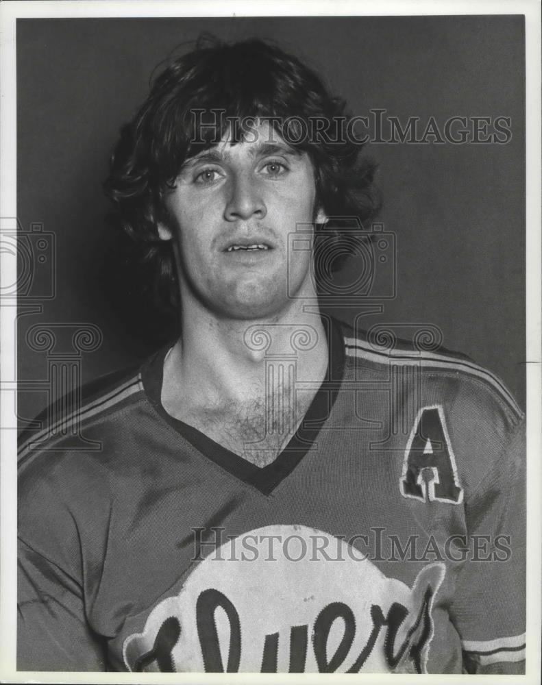 1978 Press Photo Spokane Flyers hockey player, George Buat - sps03896 - Historic Images