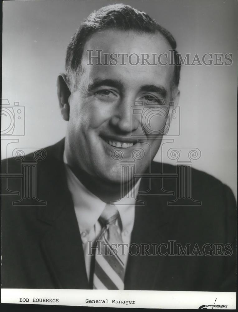 1970 Press Photo Bob Houbregs-Seattle Supersonics&#39; Baketball General Manager - Historic Images