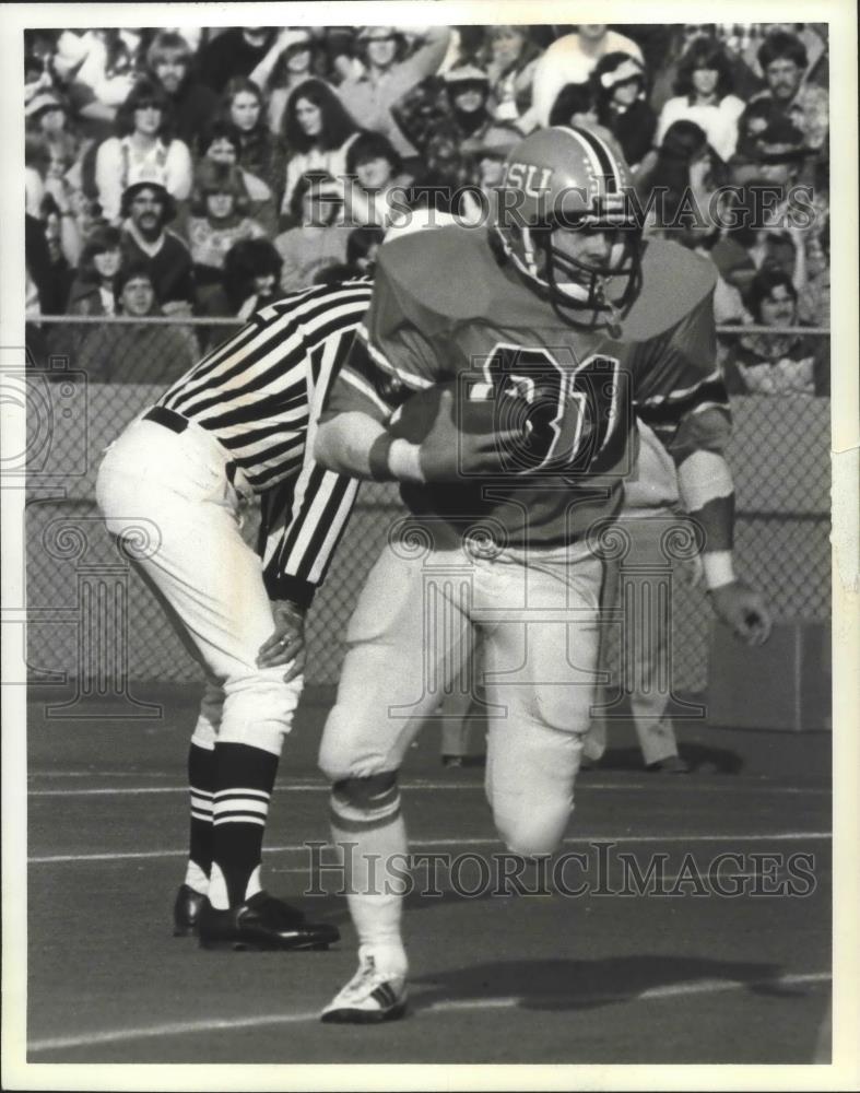 1982 Press Photo Randy Lee Holmes-Oregon State University Football Player - Historic Images
