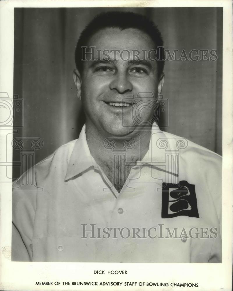 1975 Press Photo Dick Hoover-Member of the Brunswick Advisory Staff of Bowling - Historic Images