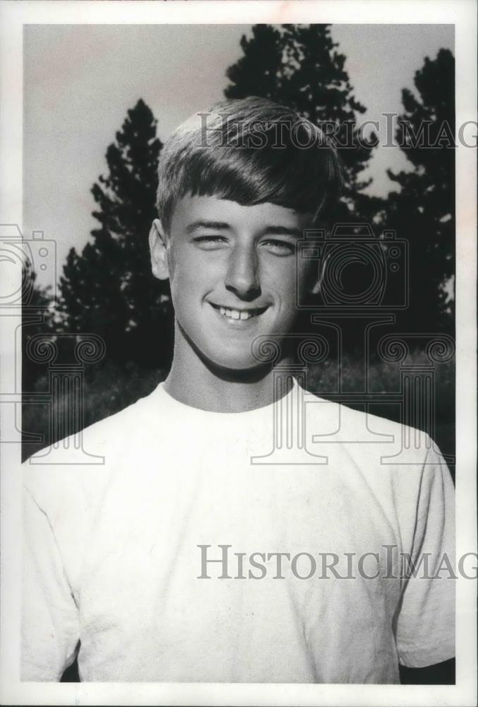 1969 Press Photo Young tennis player, John Happy - sps04098 - Historic Images