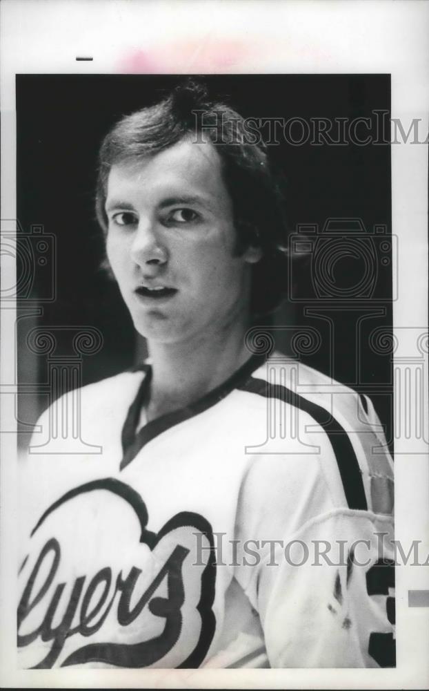 1976 Press Photo Spokane Flyers hockey player, Murray Kennett - sps04186 - Historic Images