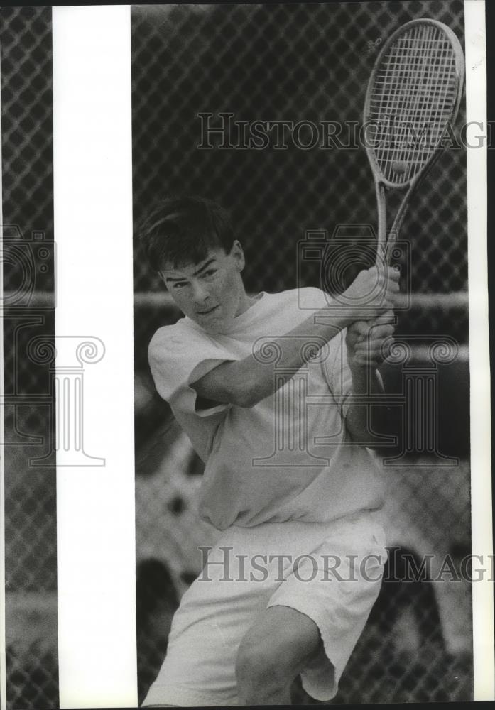 1991 Press Photo Mead tennis player, Jason Chapman - sps04206 - Historic Images