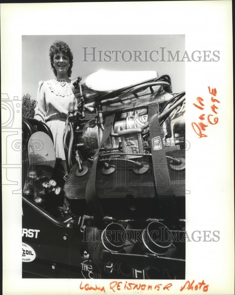 1986 Press Photo Auto racing&#39;s Paula Gage - sps04272 - Historic Images