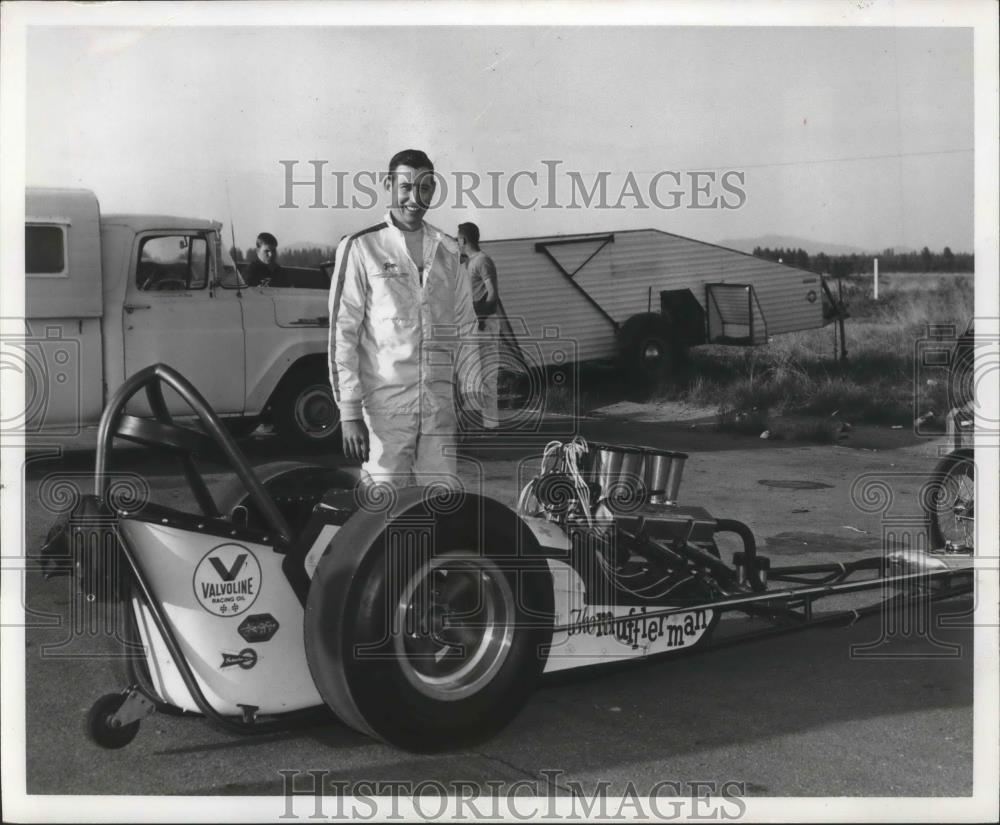 1968 Press Photo Auto Racing Jimmy Hordemann - sps04420 - Historic Images