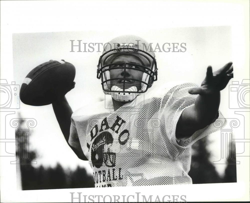 1993 Press Photo John Kinsey Three-Sport Start for Lakeland High School-Football - Historic Images