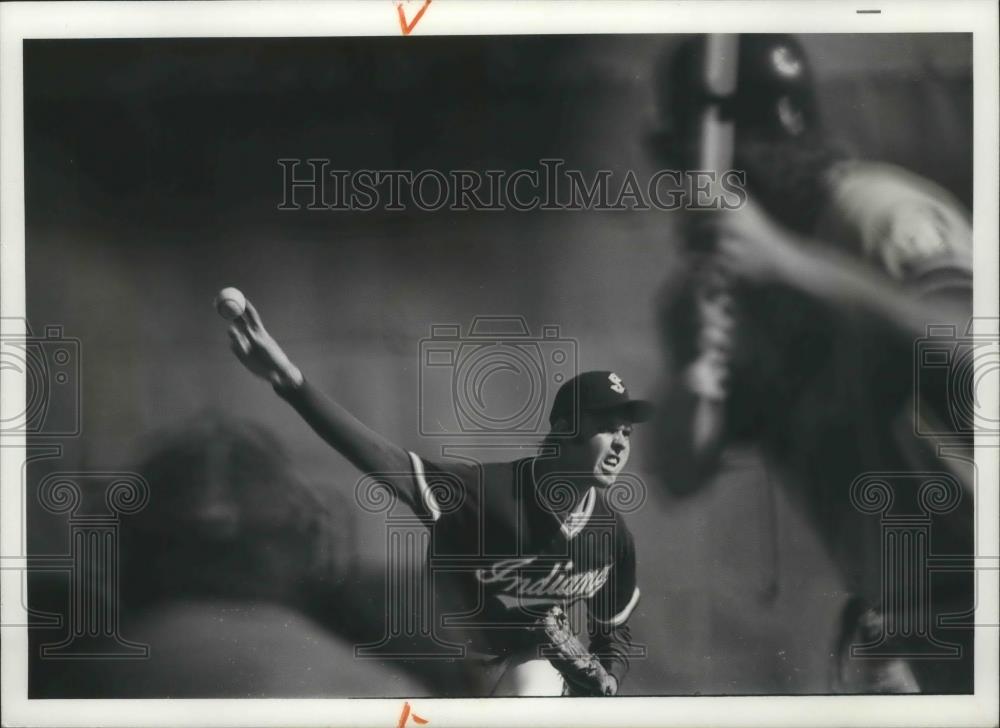 1977 Press Photo Baseball player Sam Hinds - sps04512 - Historic Images