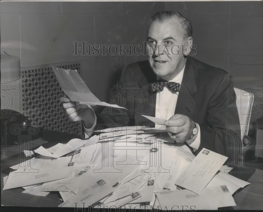 1958 Press Photo Spencer Harris,Spokane Pacific Coast baseball league entrant GM - Historic Images