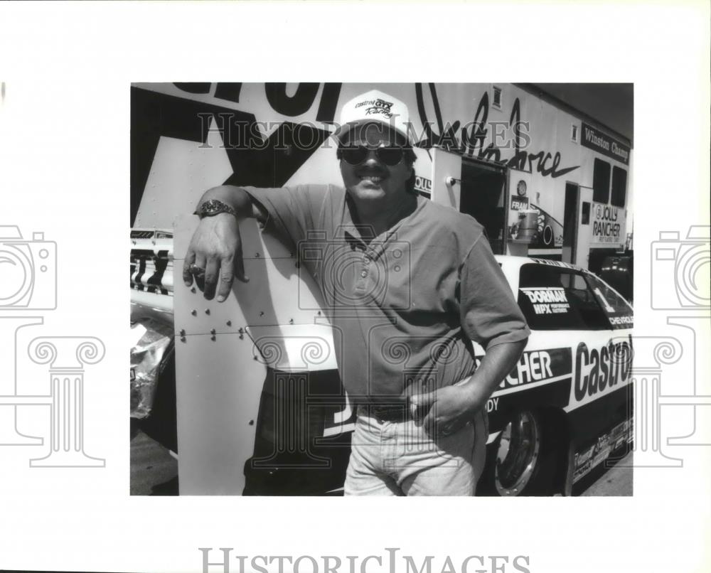 1994 Press Photo Auto racing&#39;s John Force returns to AHRA World Finals - Historic Images