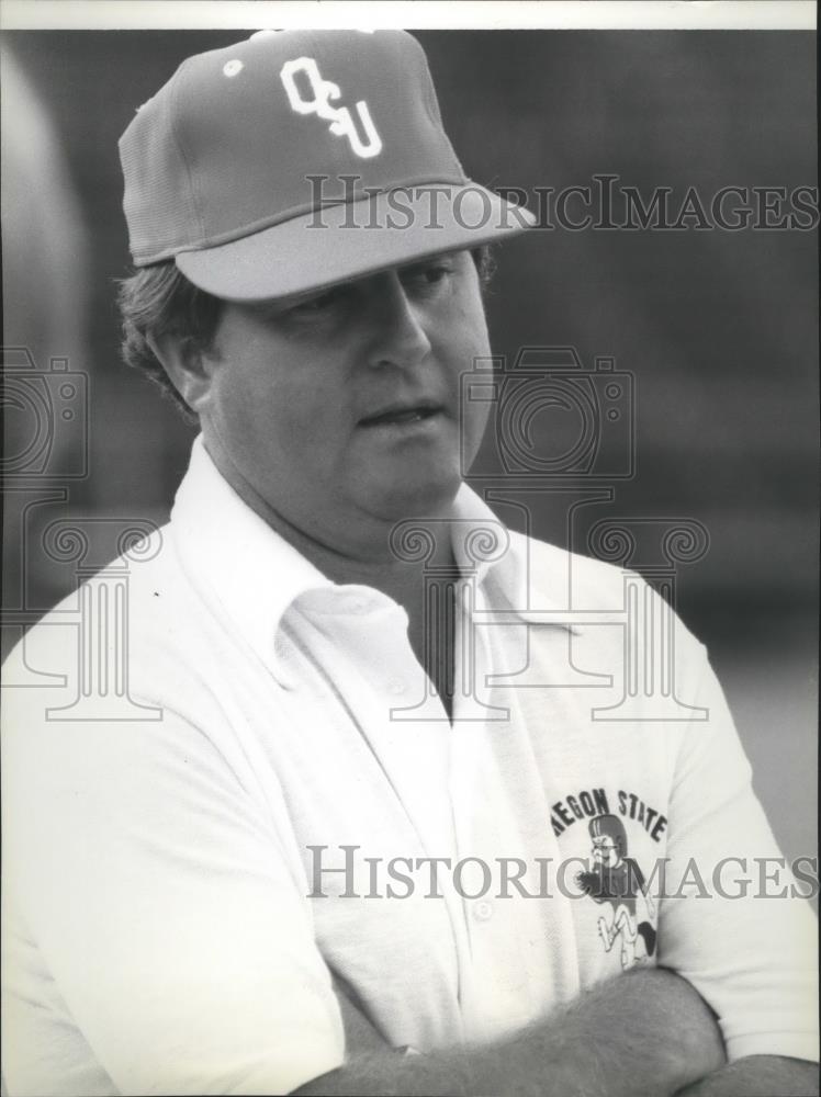 1978 Press Photo Oregon State University football coach, Craig Fertig - sps04768 - Historic Images